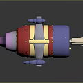 Colorful Metallic Mechanical Component With Polished Purple Red Gold Blue Finish And Precision Structure