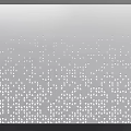 Abstract Geometric Pattern Design With White Triangles And Dots On Gray Background