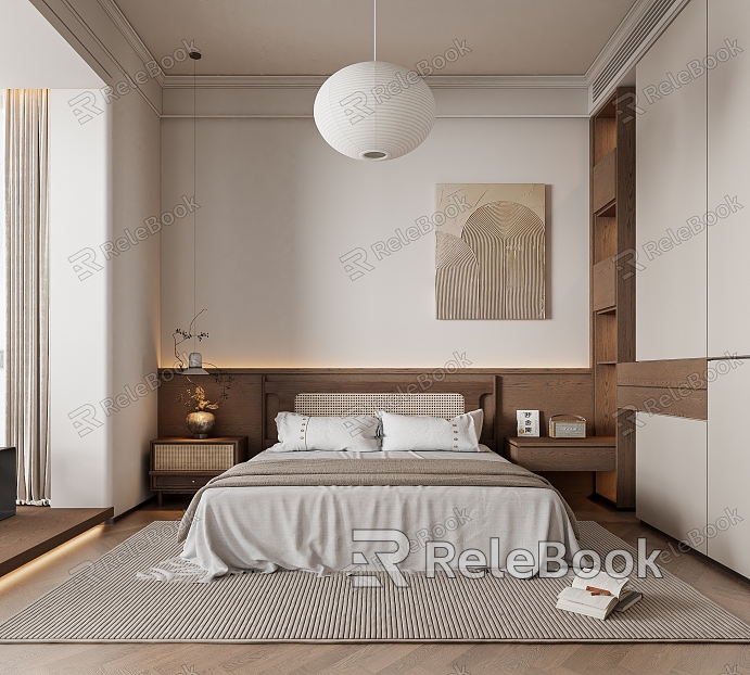 Middle Style Home Bedroom model