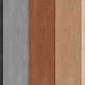 Modern wood board wood grain wainscots 3d model