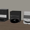 Smart Robot Vacuum Cleaners With Docking Stations Modern Design For Home Floor Cleaning