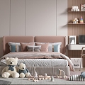 Children's Room Girls Room Cartoon Room Children's Room Girls Bedroom 3d model