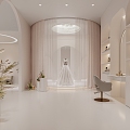 Modern Bridal Shop 3d model