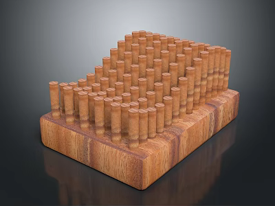 Medical Devices Cylindrical Components Neatly Stacked In Step Formation For Clinical Use 3d model