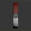 Modern Stylish Red And Silver Bracelet With Black Accent Shiny Design For Daily Use