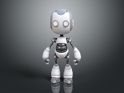 Modern robot toy sci-fi robot 3d model