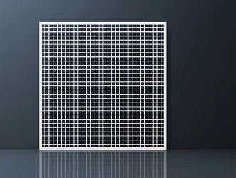 Modern air conditioning outlet 3d model