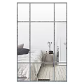 Modern Mirror Wall Rectangular Edge Retro 3d model