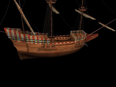 Sailboat 3d model