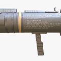 Anti-tank rocket launcher combination realistic anti-tank weapon rocket launcher heavy weapon war military 3d model