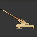 laser tower turret turntable sci-fi tower defense game tower defense sci-fi turret game turret game turret 3d model