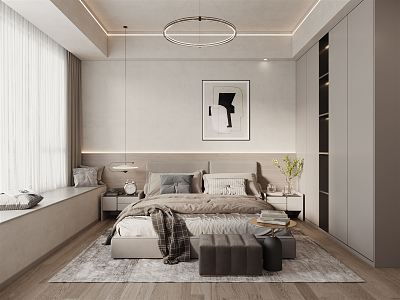 Modern Bedroom 3d model