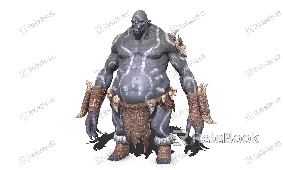 Modern Orc Monster Mutant Creature Monster Warrior Game Character Movie Character model