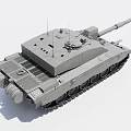 The Challenger 2 Tank 3d model