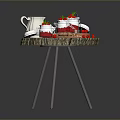 Delicious Creamy Desserts in Glass Cups with Fresh Strawberries and Berries on Wooden Tray