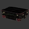 Advanced Modern Mobile Transport Box With Wheels And Flat Platform For Logistics Use 3d model