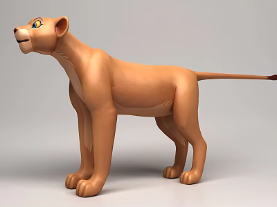 Modern Lion Lion King 3d model