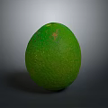 Fresh Green Lime With Smooth Skin And Small Spots Isolated On Gray Background For Cooking