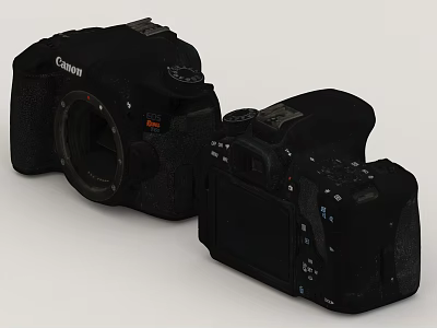 Smart Canon Cameras Showcasing Professional Design And Advanced Photography Features 3d model