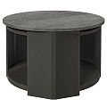 Coffee Table Combination Marble Coffee Table Hole Stone Coffee Table Round Coffee Table 3d model