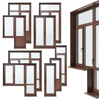 casement window 3d model