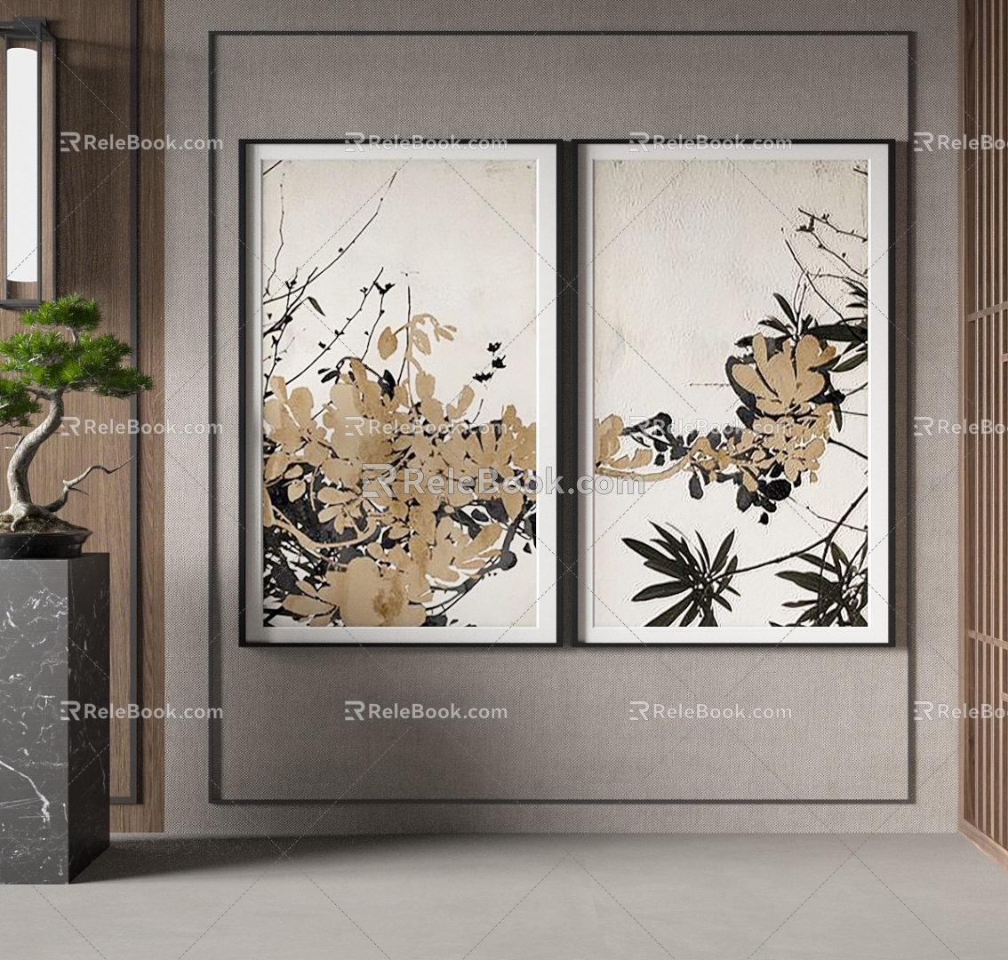 New Chinese Decorative Painting model