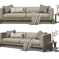 How many sides of the silent double sofa 3d model