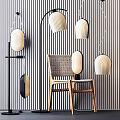 New Chinese lamp combination 3d model