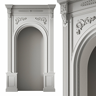 European Arch 3d model