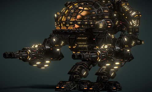 Combat Mecha 3d model