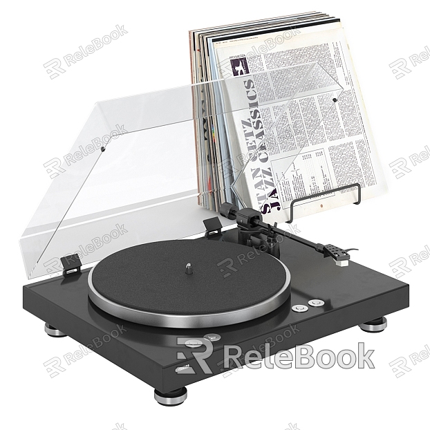 record player disc sound model