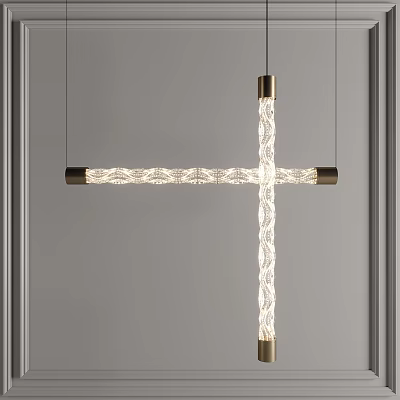 modern chandelier chandelier glass chandelier long chandelier 3d model