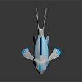 Modern robot fish machine fish machine turtle 3d model