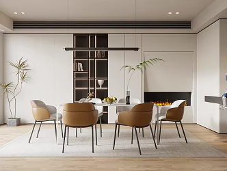 Modern Restaurant 3d model