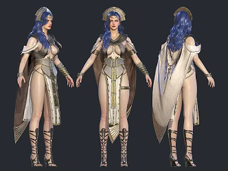 Goddess of War 3d model