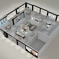 ENMET Modern Retail Store With Stylish Interior And Product Display Area