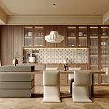 Middle Style Restaurant 3d model
