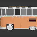 Airport Bus Modern Bus Metro Bus Mini Bus 3d model