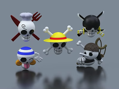 Modern ornaments 3d model