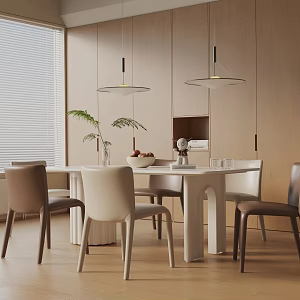 Modern table combination 3d model