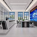 Public Security Command Control Room 3d model