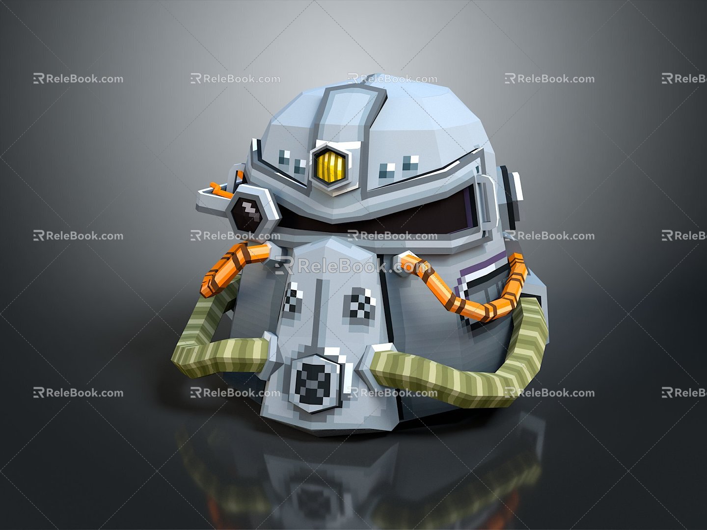 Sci-Fi Helmet Alien Helmet Helmet High Tech Helmet Game Helmet Helmet Helmet model