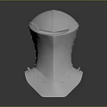 Medieval Knight Metallic Helmet With Riveted Design Protective Headgear Vintage Clothing Accessory
