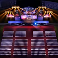 Grand Concert Stage Setup With Lights And Seating Arrangement 3d model