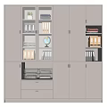 Modern White Bookcase With Multiple Compartments And Drawer Storage Featuring Books Files Globe And Plant