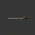 Natural Mountain Landscape Pattern On White Paper With Black Background And Checkerboard Edge