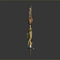 Various Ancient And Mythical Weapons Collection With Decorative Designs And Unique Shapes