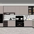 Modern Kitchen Interior Design With Open Layout Island Counter And Appliances