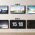 Modern TV TV TV Mural TV Full Screen TV 3d model