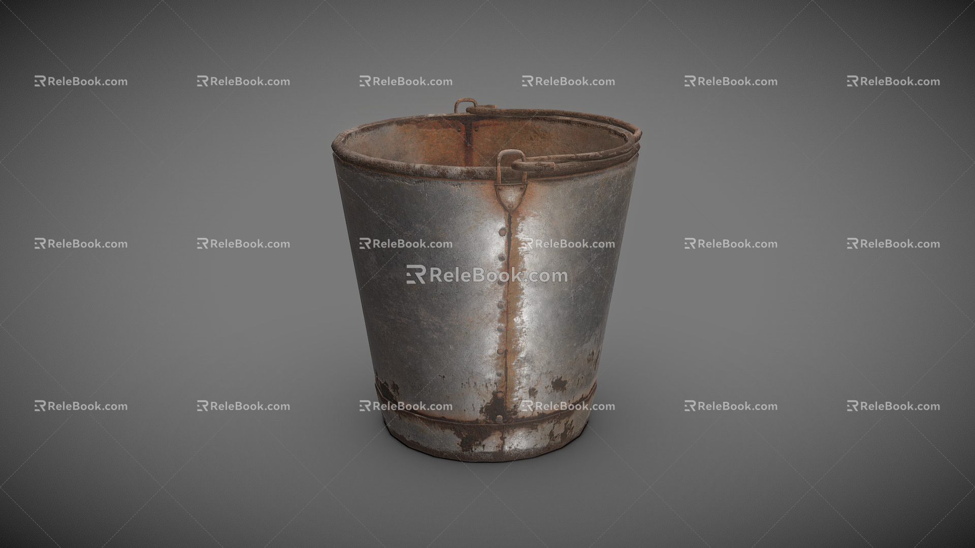 Industrial LOFT bucket iron bucket model